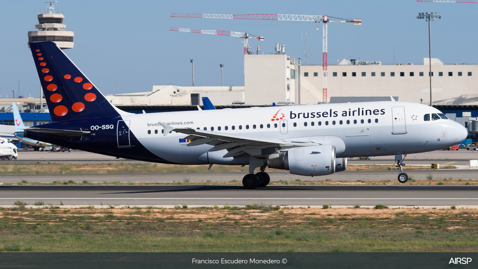 Brussels Airlines  Airbus A319  OO-SSQ