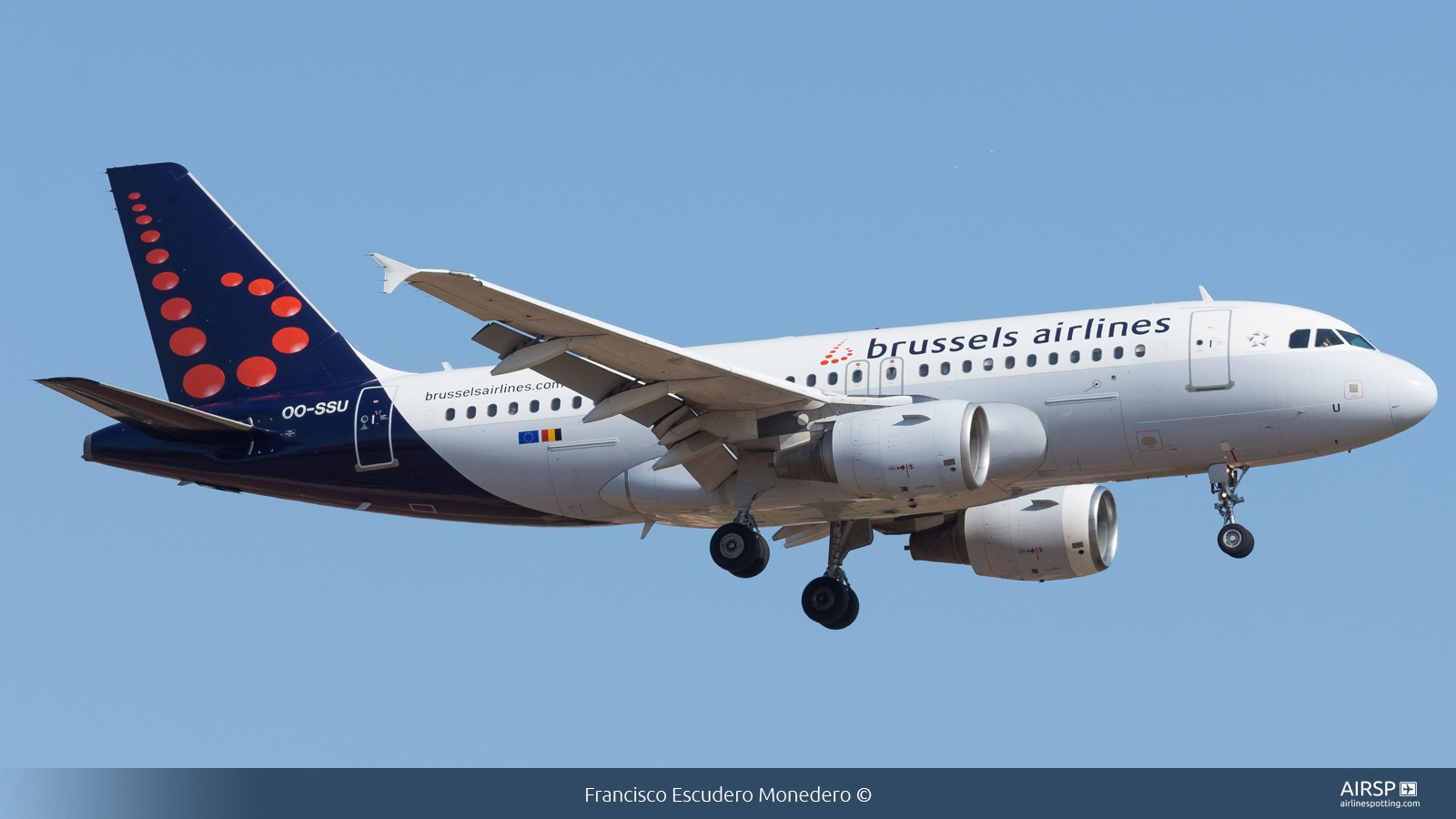 Brussels Airlines  Airbus A319  OO-SSU