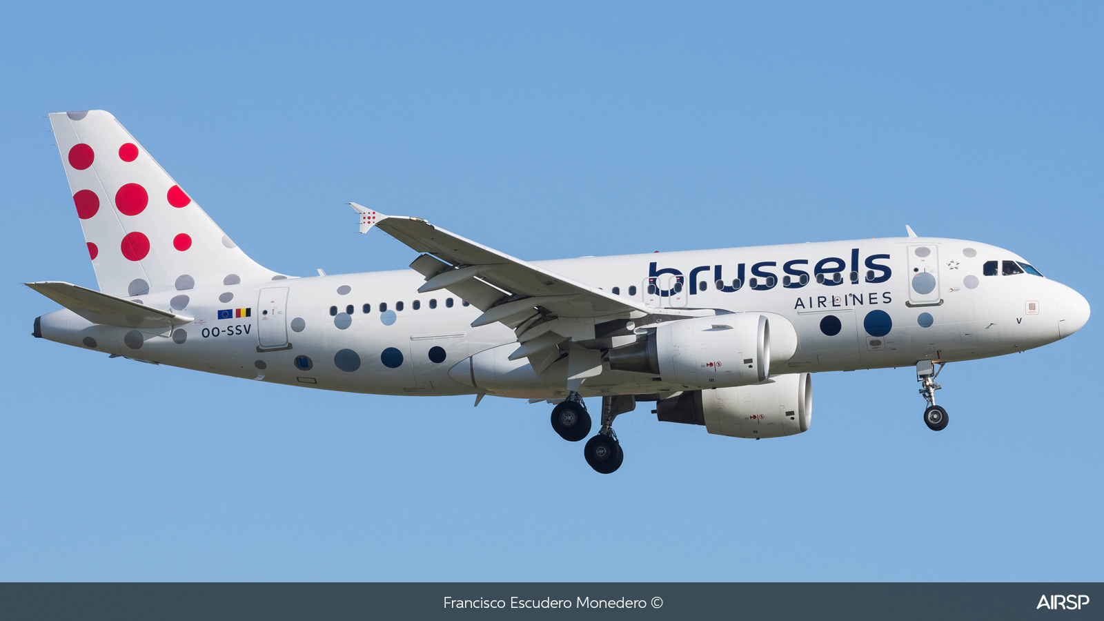 Brussels Airlines  Airbus A319  OO-SSV