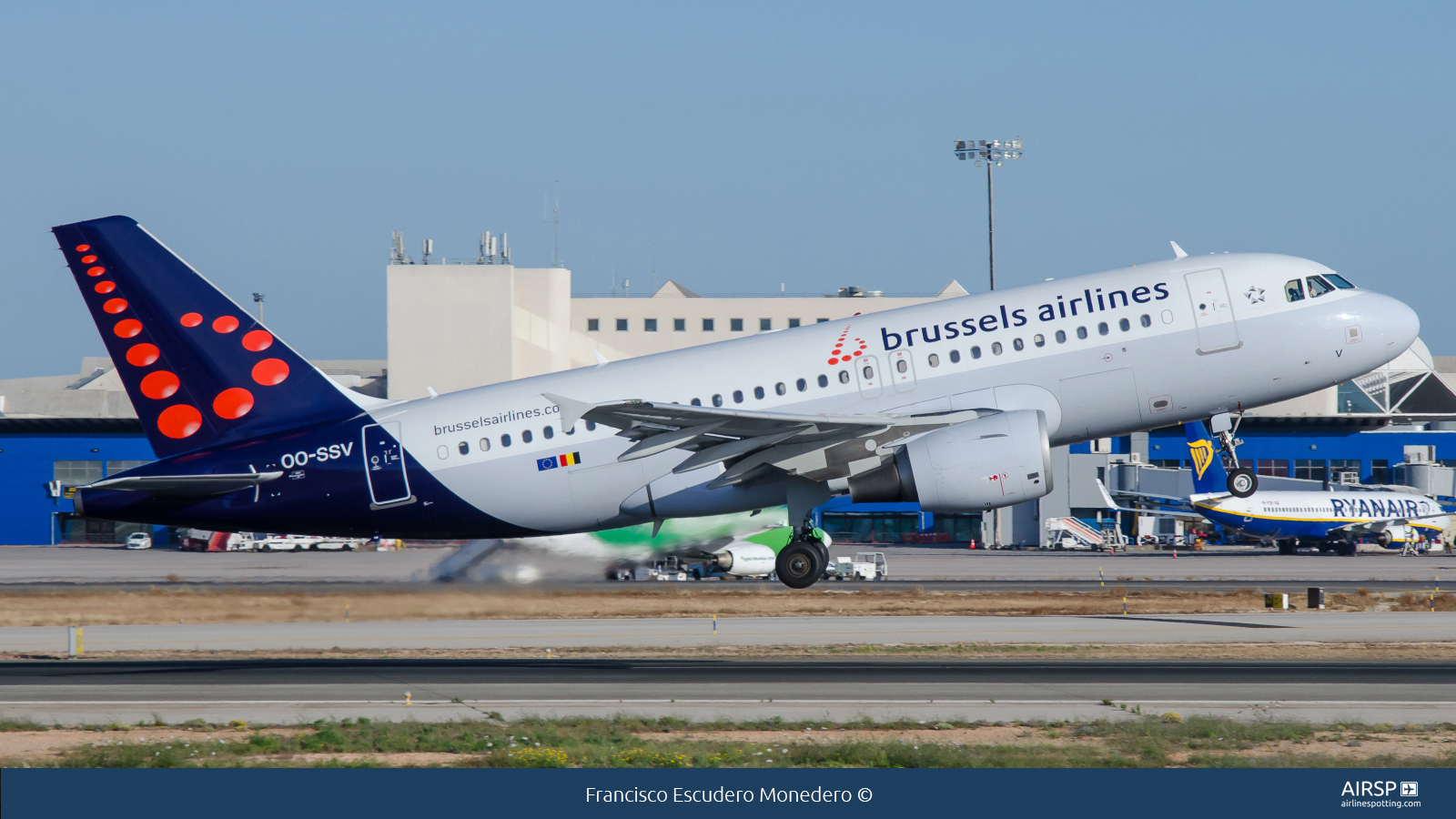 Brussels Airlines  Airbus A319  OO-SSV