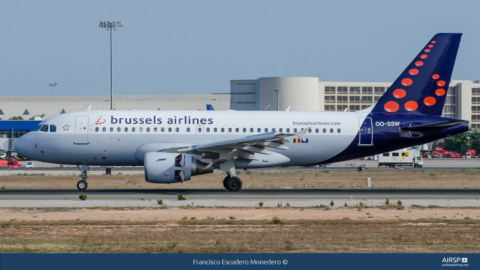 Brussels Airlines  Airbus A319  OO-SSW