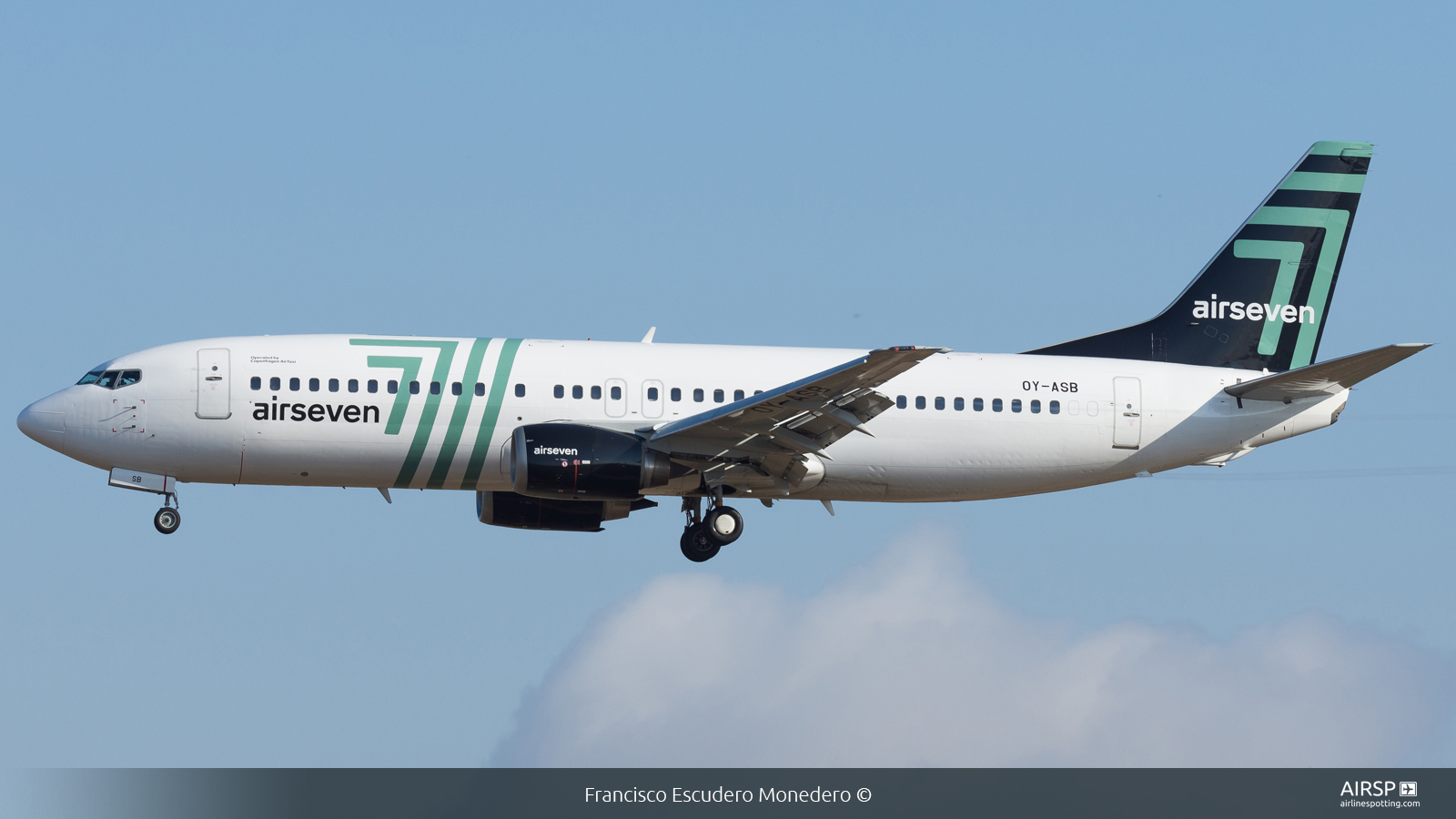 Airseven  Boeing 737-400  OY-ASB
