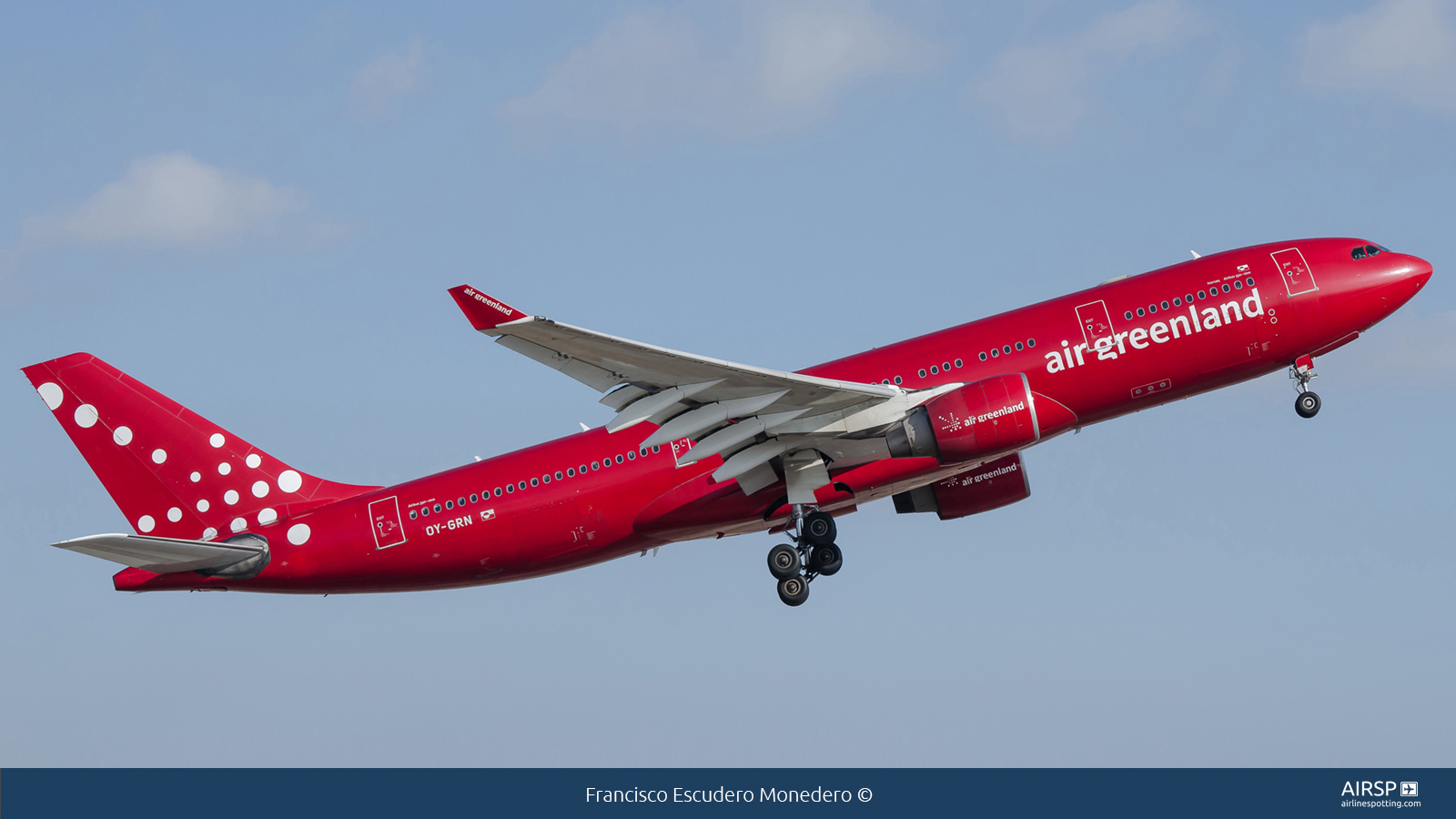 Air Greenland  Airbus A330-200  OY-GRN