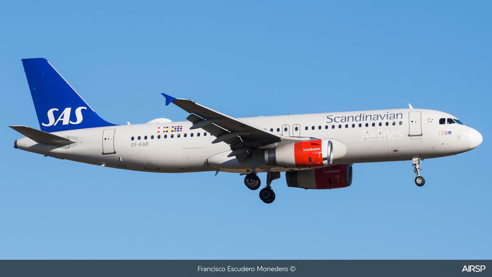 SAS Scandinavian Airlines  Airbus A320  OY-KAR