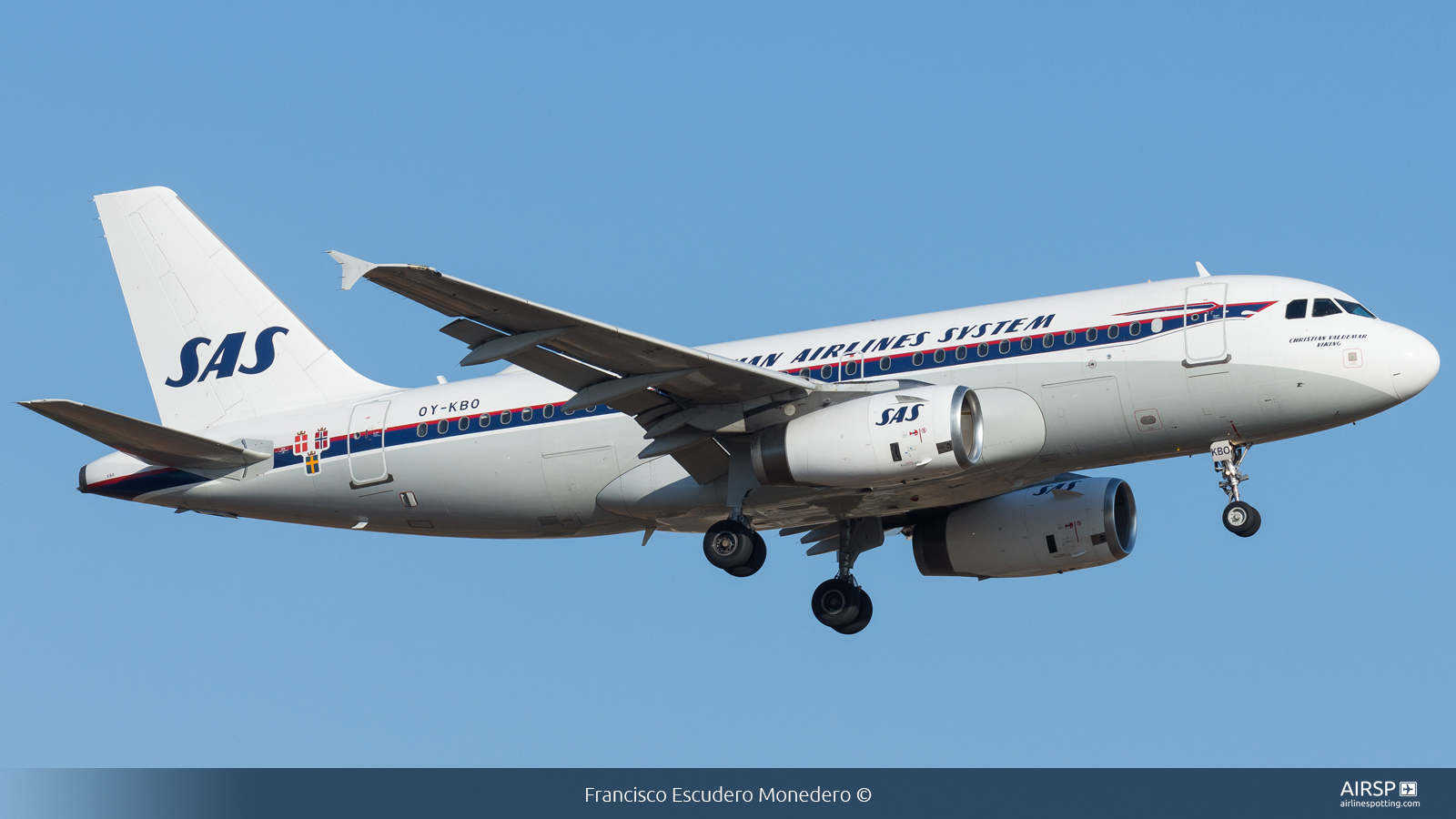 SAS Scandinavian Airlines  Airbus A319  OY-KBO