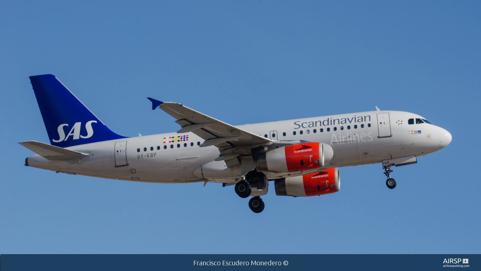 SAS Scandinavian Airlines  Airbus A319  OY-KBP