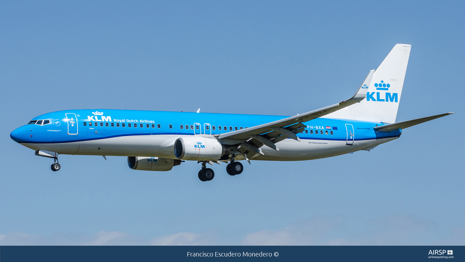 KLM  Boeing 737-800  PH-BXA