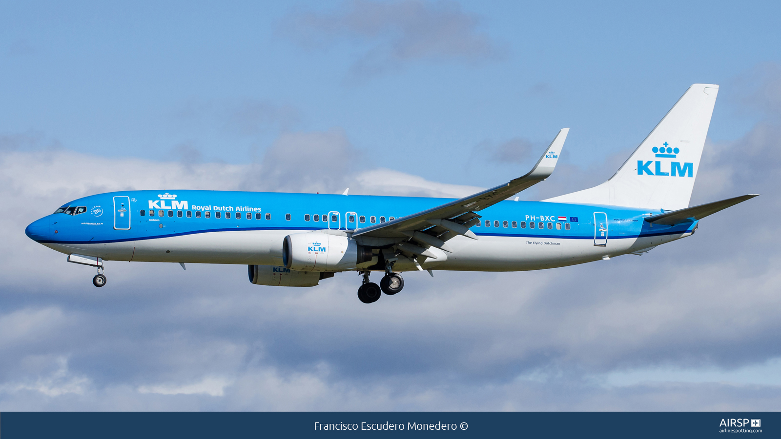 KLM  Boeing 737-800  PH-BXC