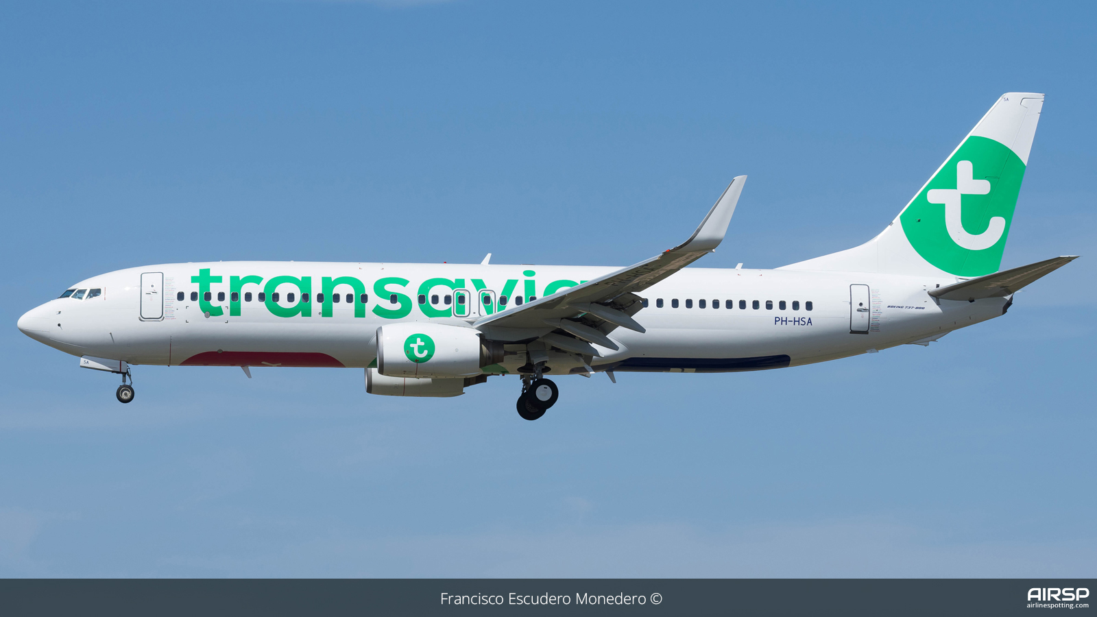 Transavia  Boeing 737-800  PH-HSA