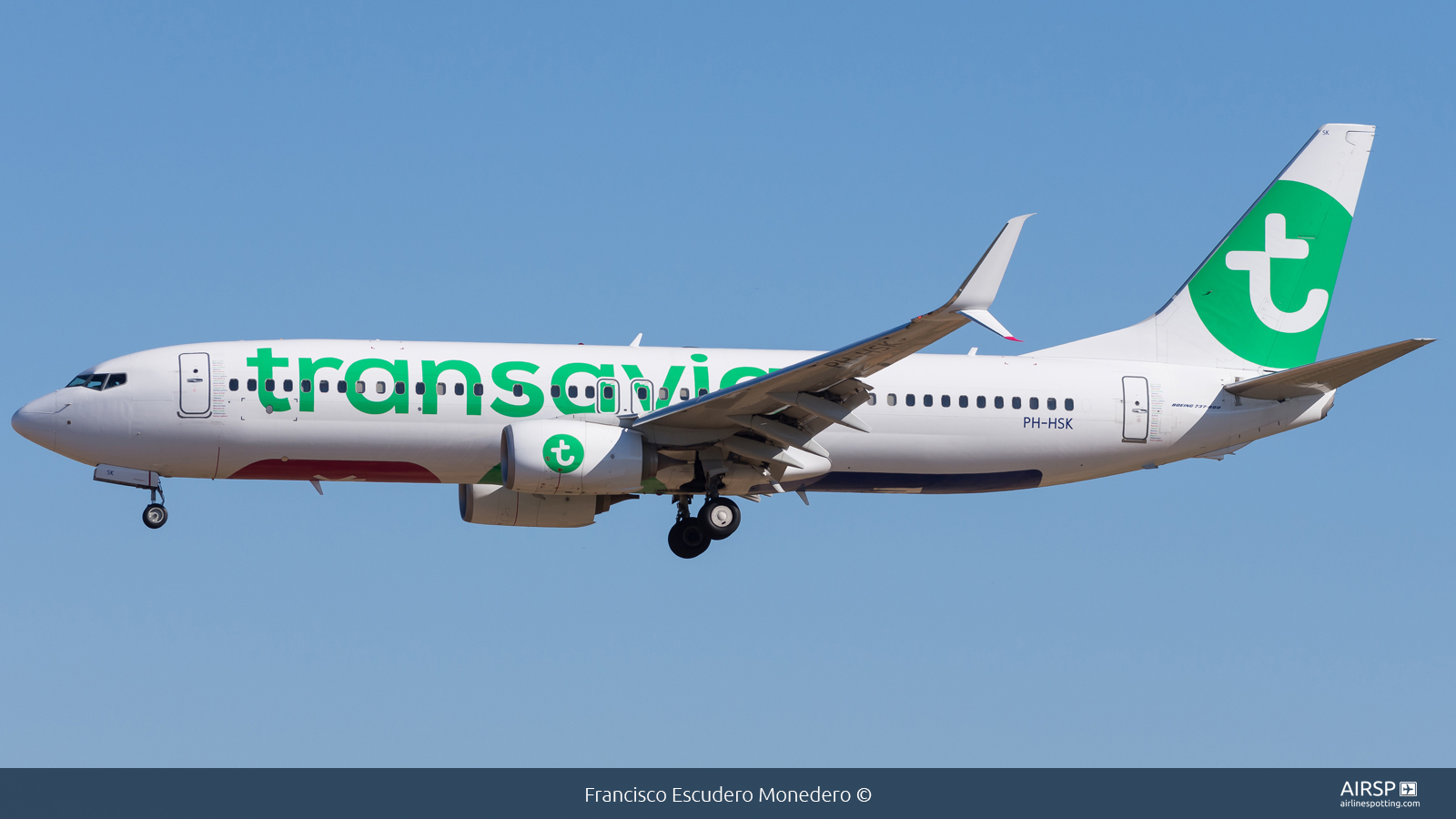 Transavia  Boeing 737-800  PH-HSK