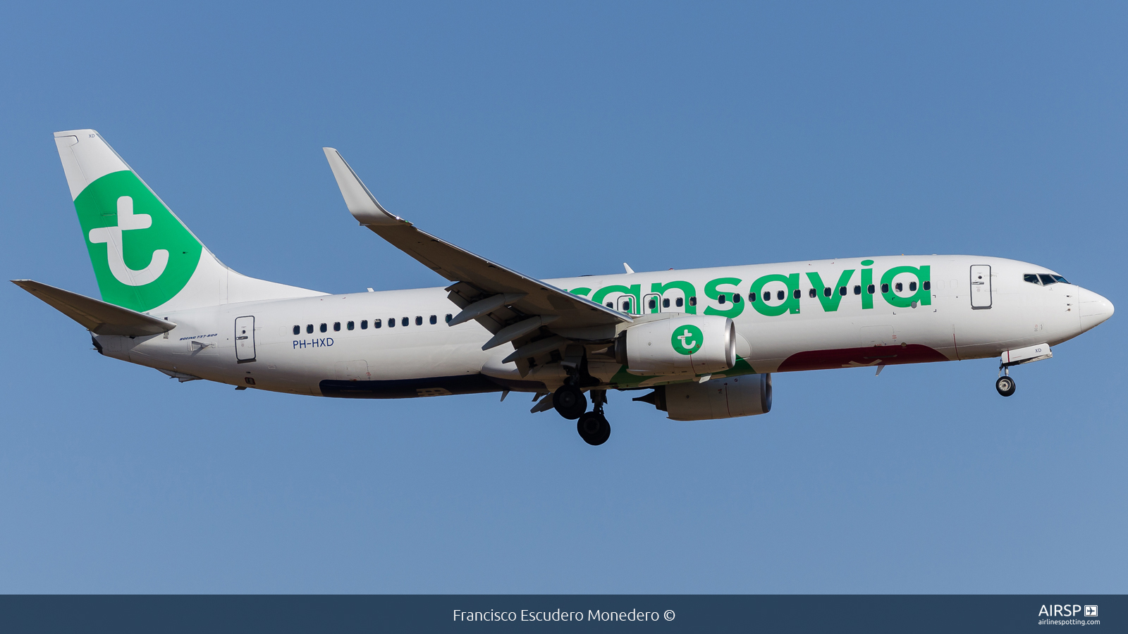 Transavia  Boeing 737-800  phhxd