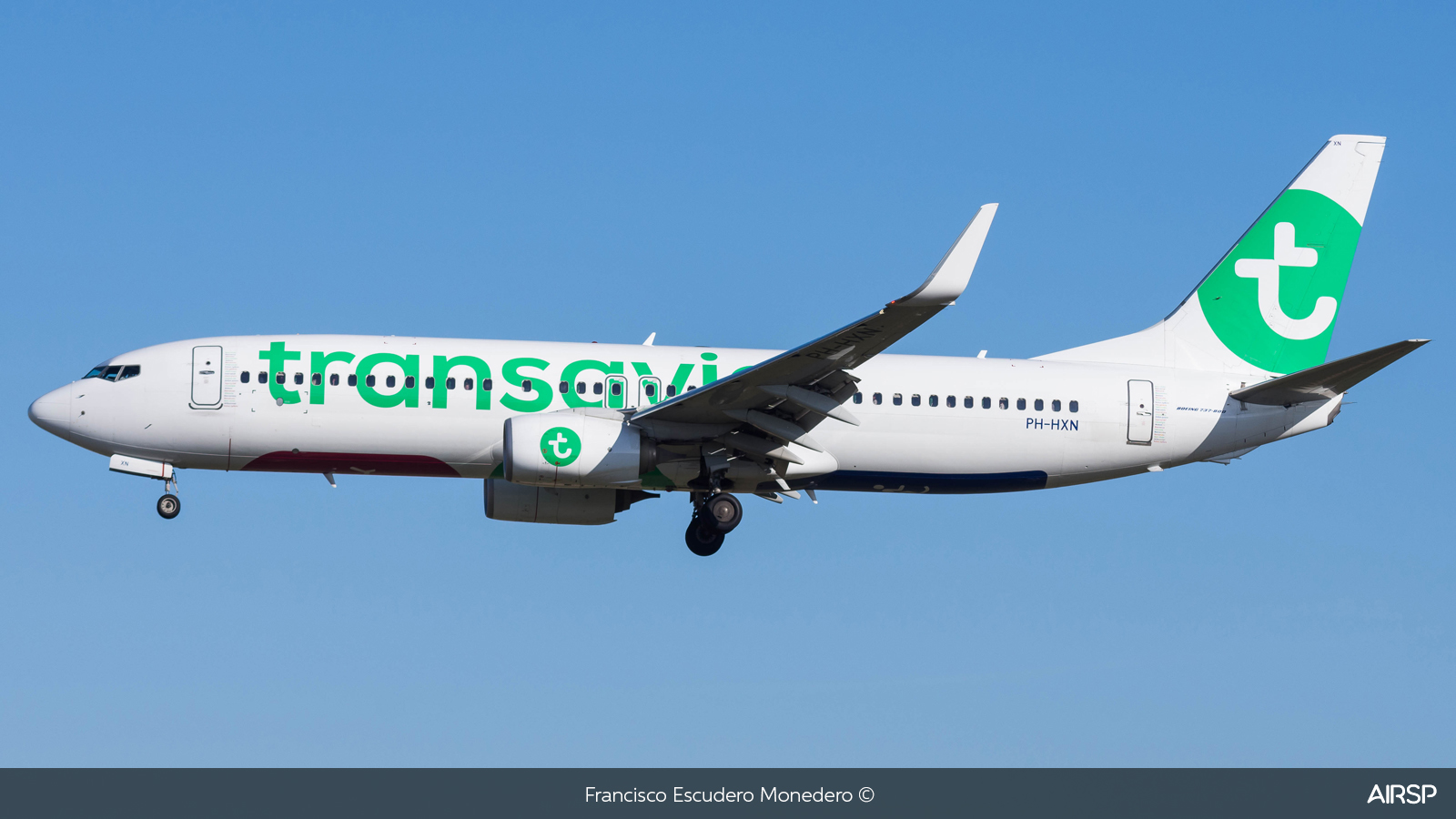 Transavia  Boeing 737-800  PH-HXN