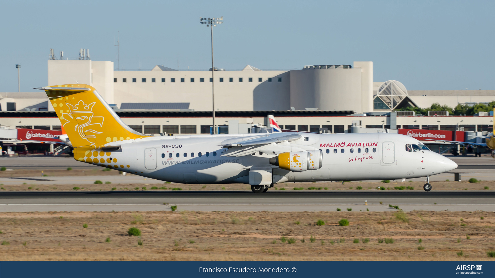 Malmo Aviation  Avro RJ-100  SE-DSO