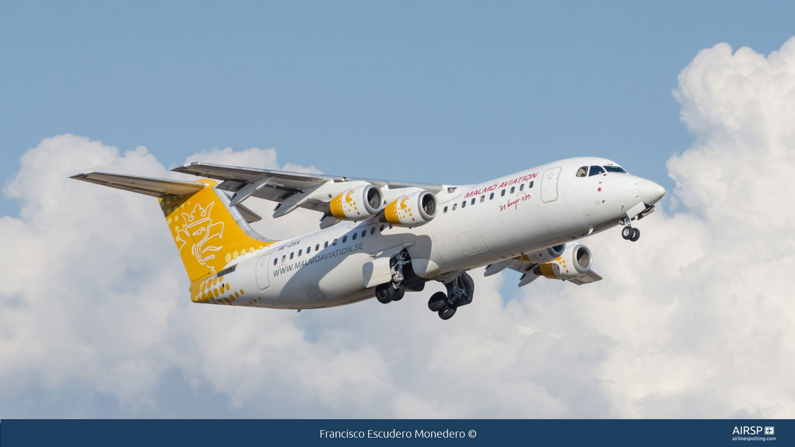 Malmo Aviation  Avro RJ-100  SE-DSX