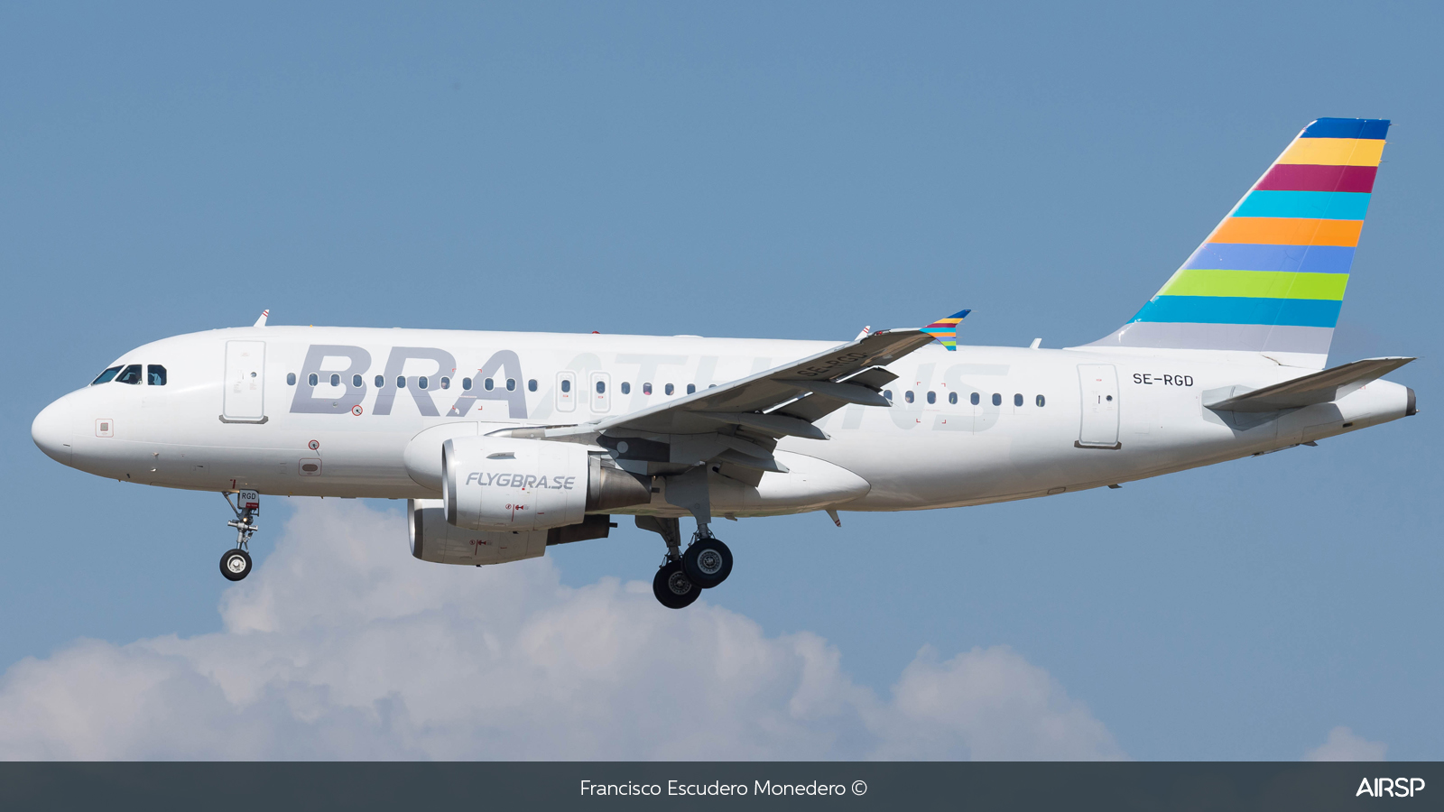 BRA Braathens Regional Airlines  Airbus A319  SE-RGD