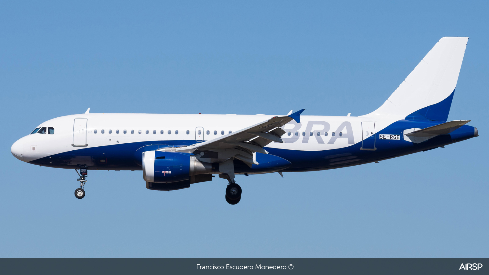 BRA Braathens Regional Airlines  Airbus A319  SE-RGE