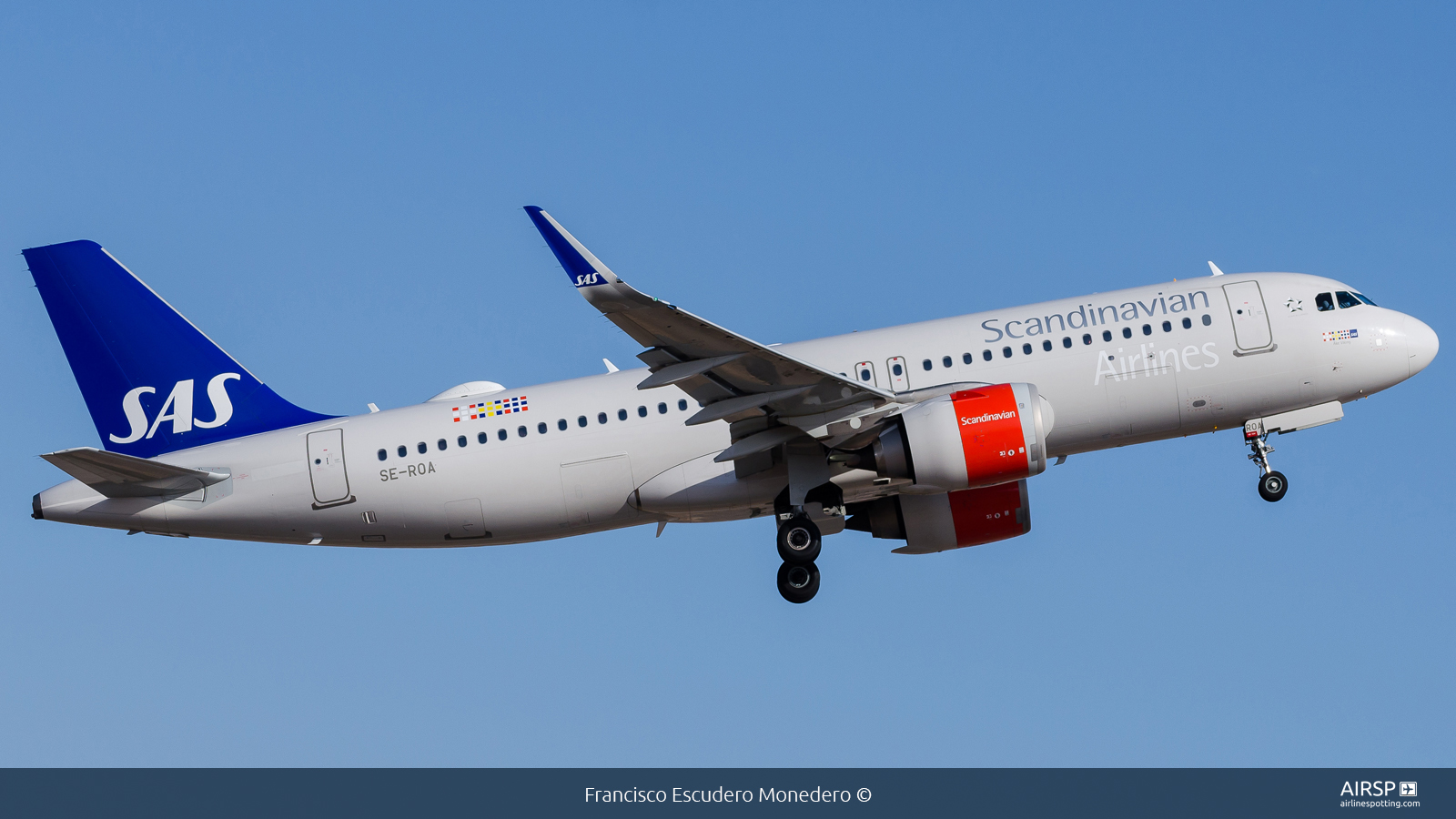 SAS Scandinavian Airlines  Airbus A320neo  SE-ROA