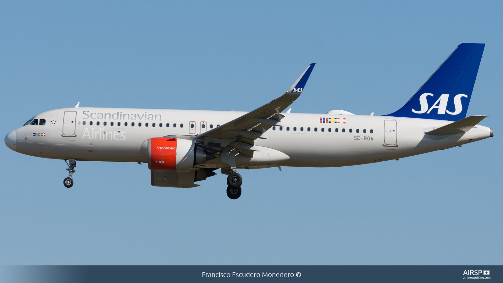 SAS Scandinavian Airlines  Airbus A320neo  SE-ROA
