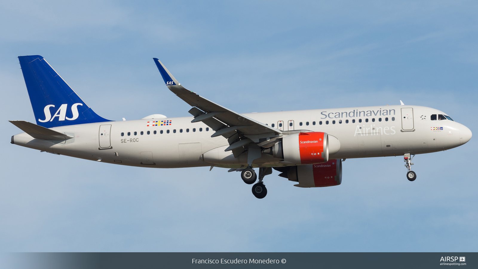SAS Scandinavian Airlines  Airbus A320neo  SE-ROC