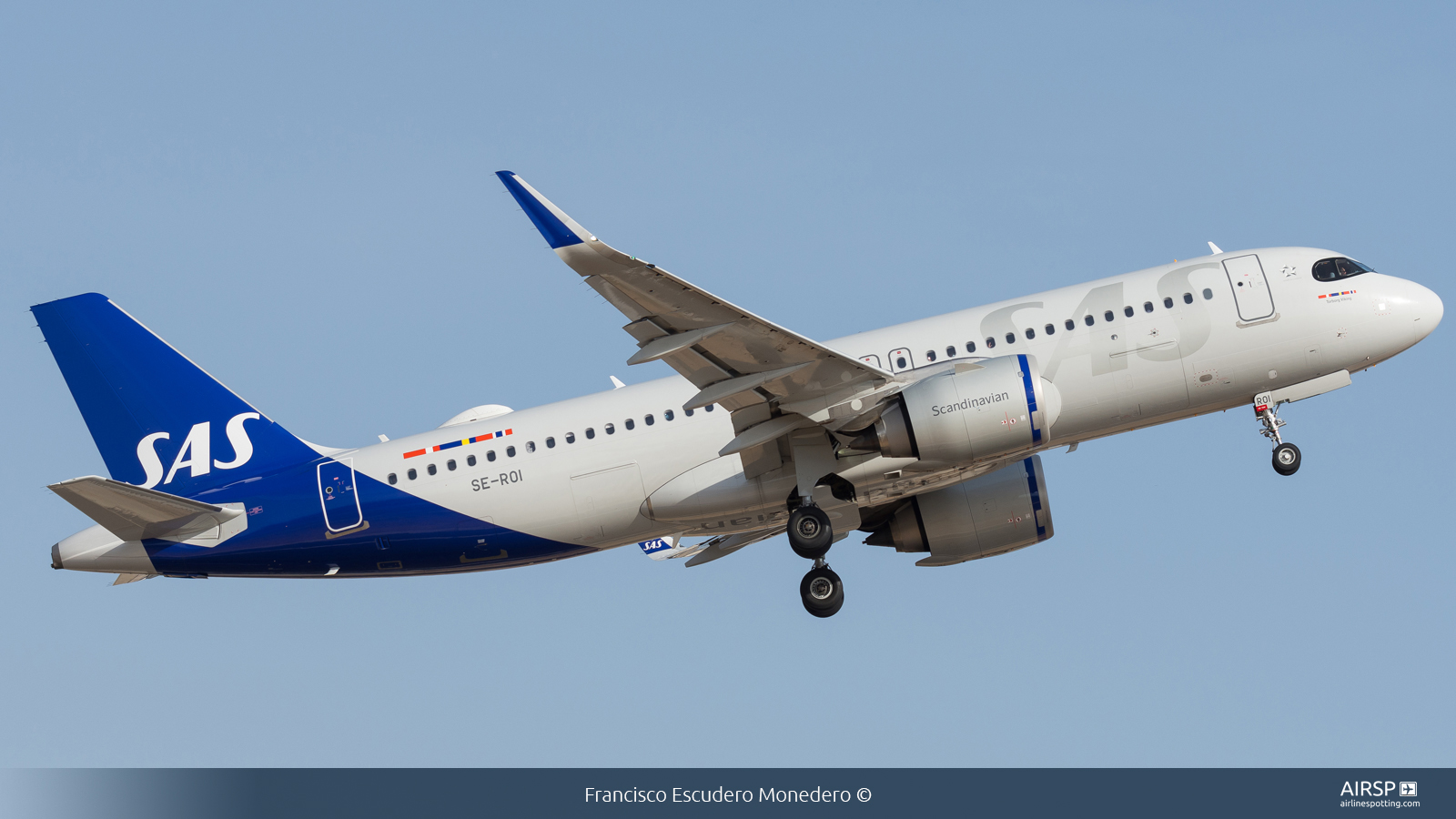 SAS Scandinavian Airlines  Airbus A320neo  SE-ROI