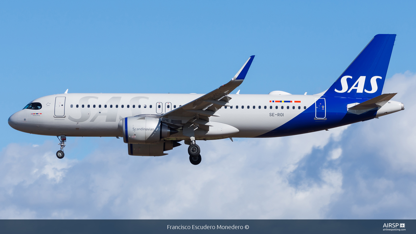 SAS Scandinavian Airlines  Airbus A320neo  SE-ROI