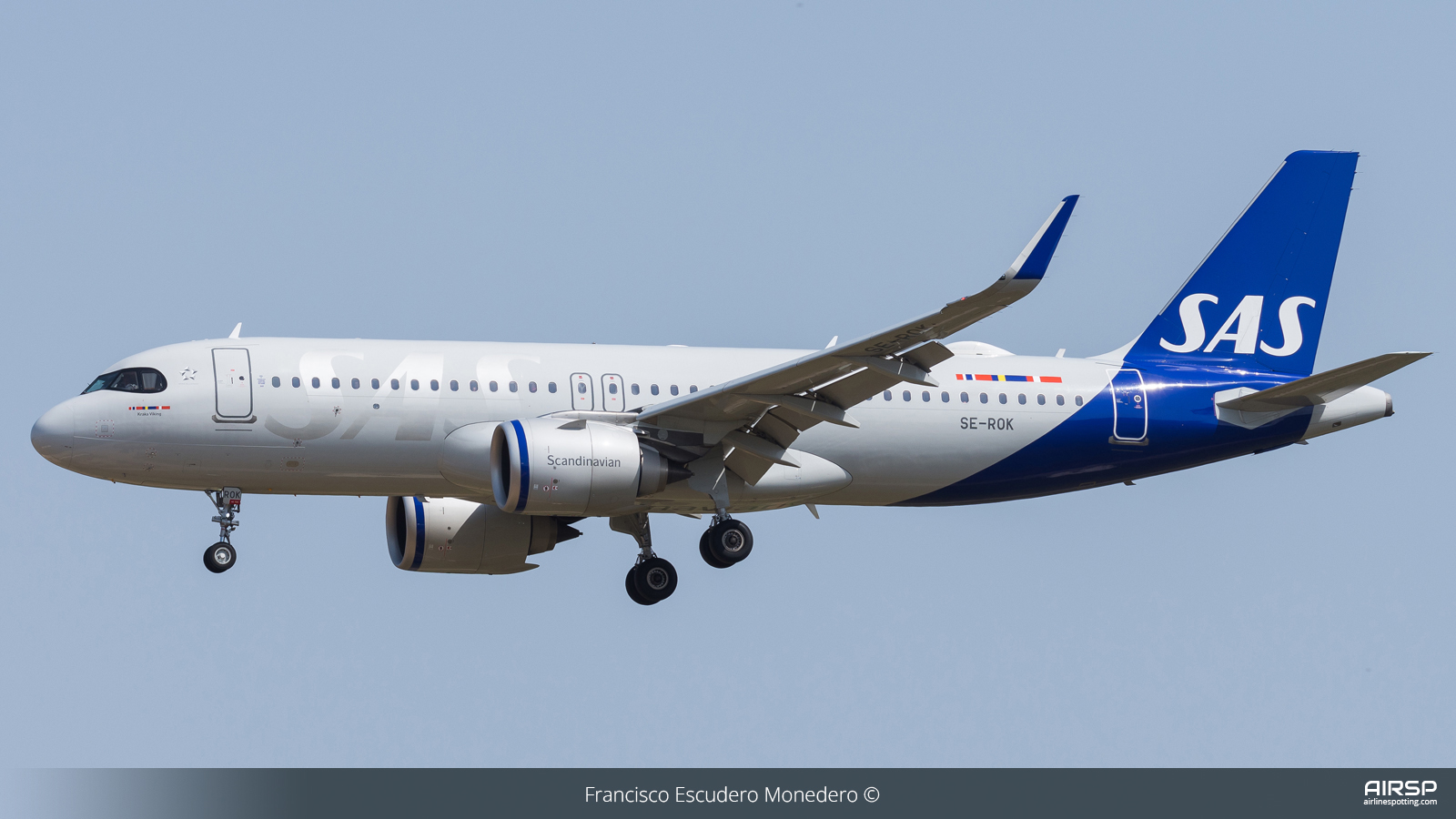 SAS Scandinavian Airlines  Airbus A320neo  SE-ROK