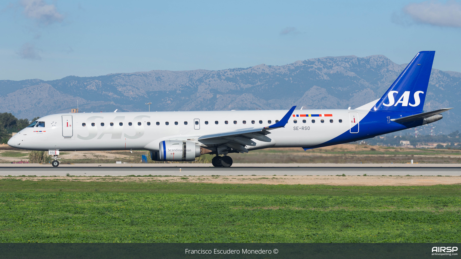 SAS Scandinavian Airlines  Embraer E195  SE-RSO