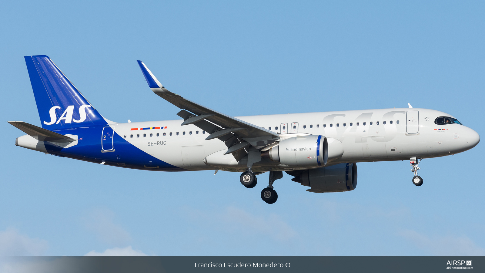 SAS Scandinavian Airlines  Airbus A320neo  SE-RUC