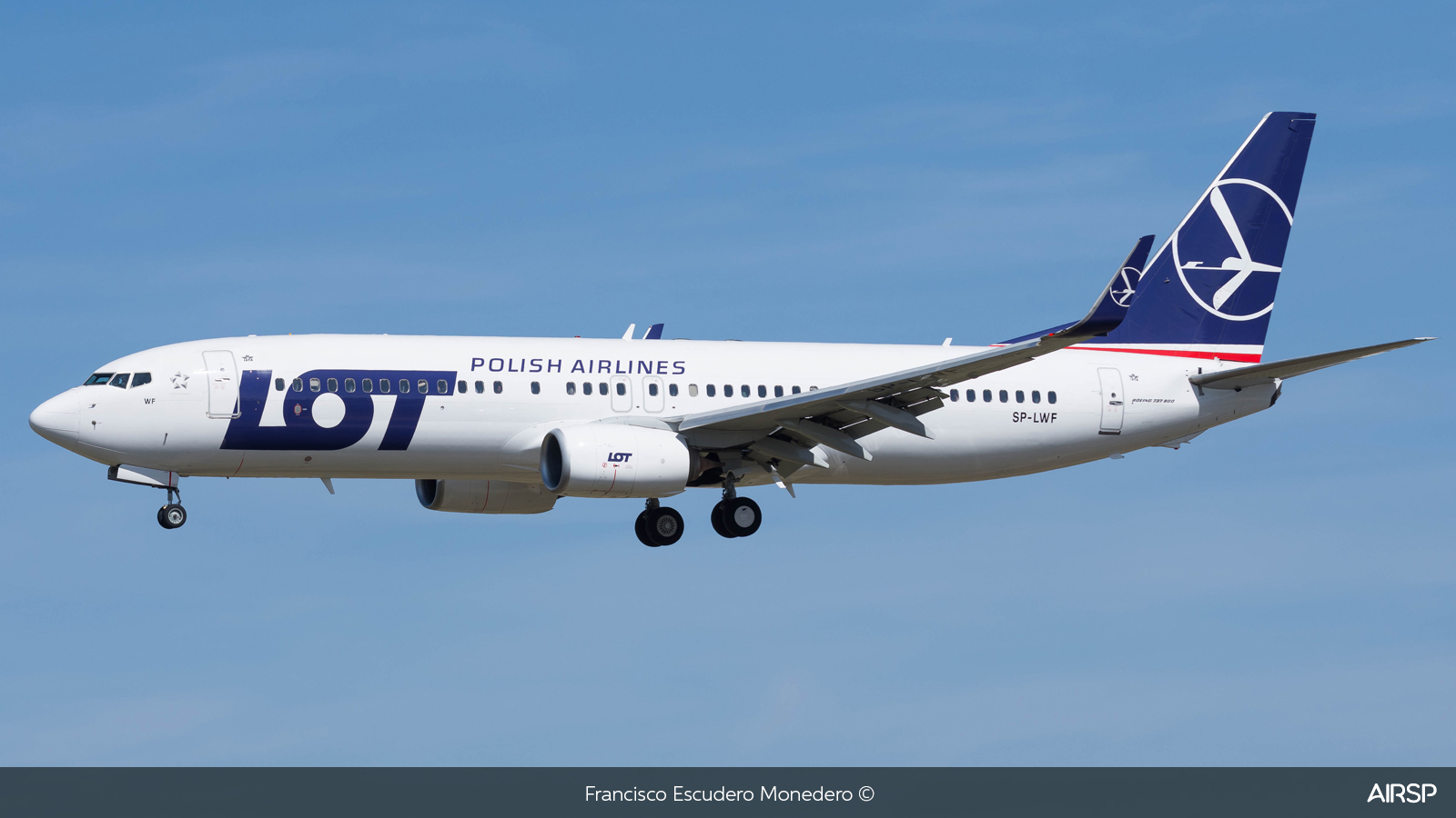 LOT Polish Airlines  Boeing 737-800  SP-LWF