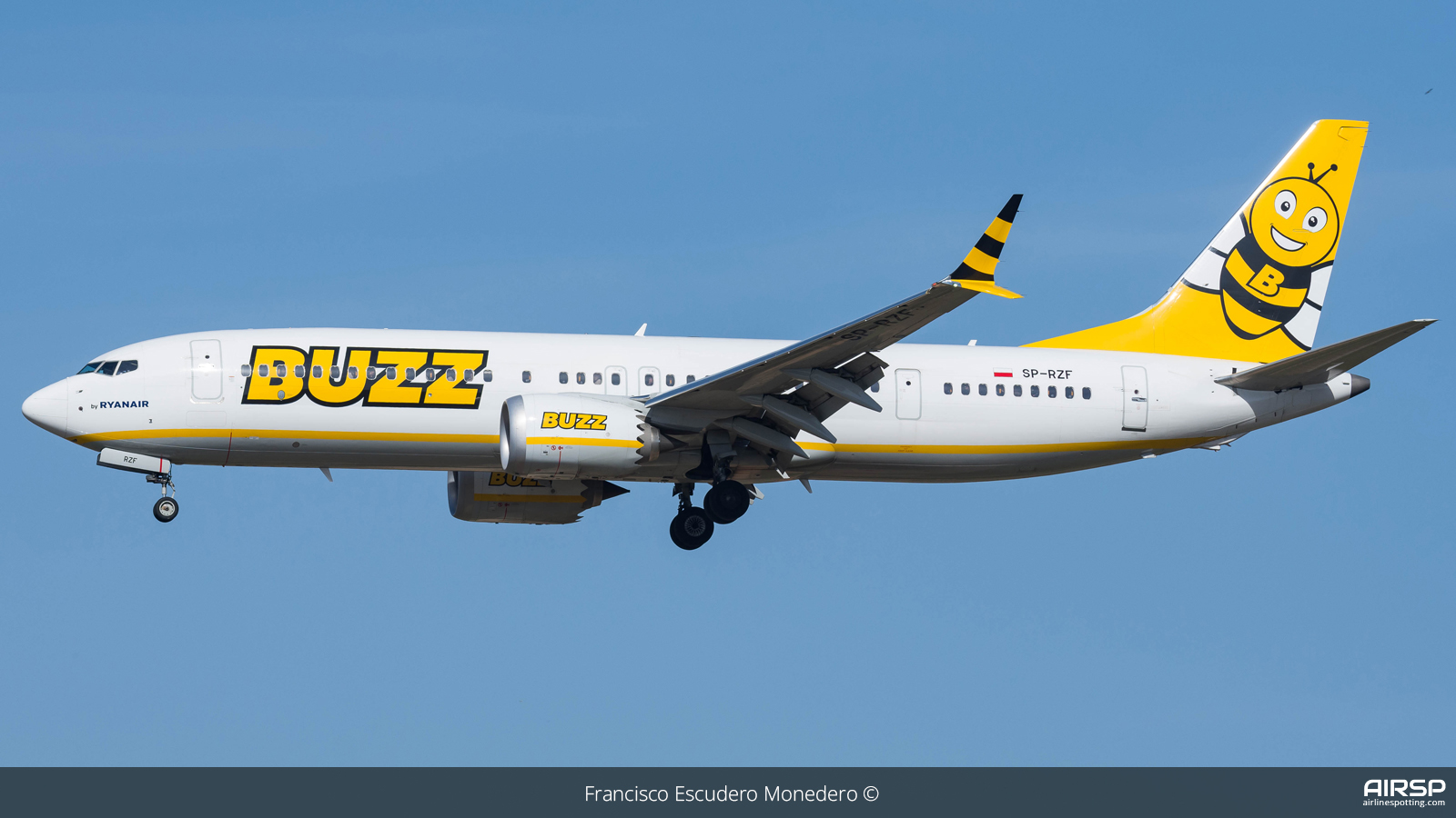 Buzz  Boeing 737 Max 8  SP-RZF