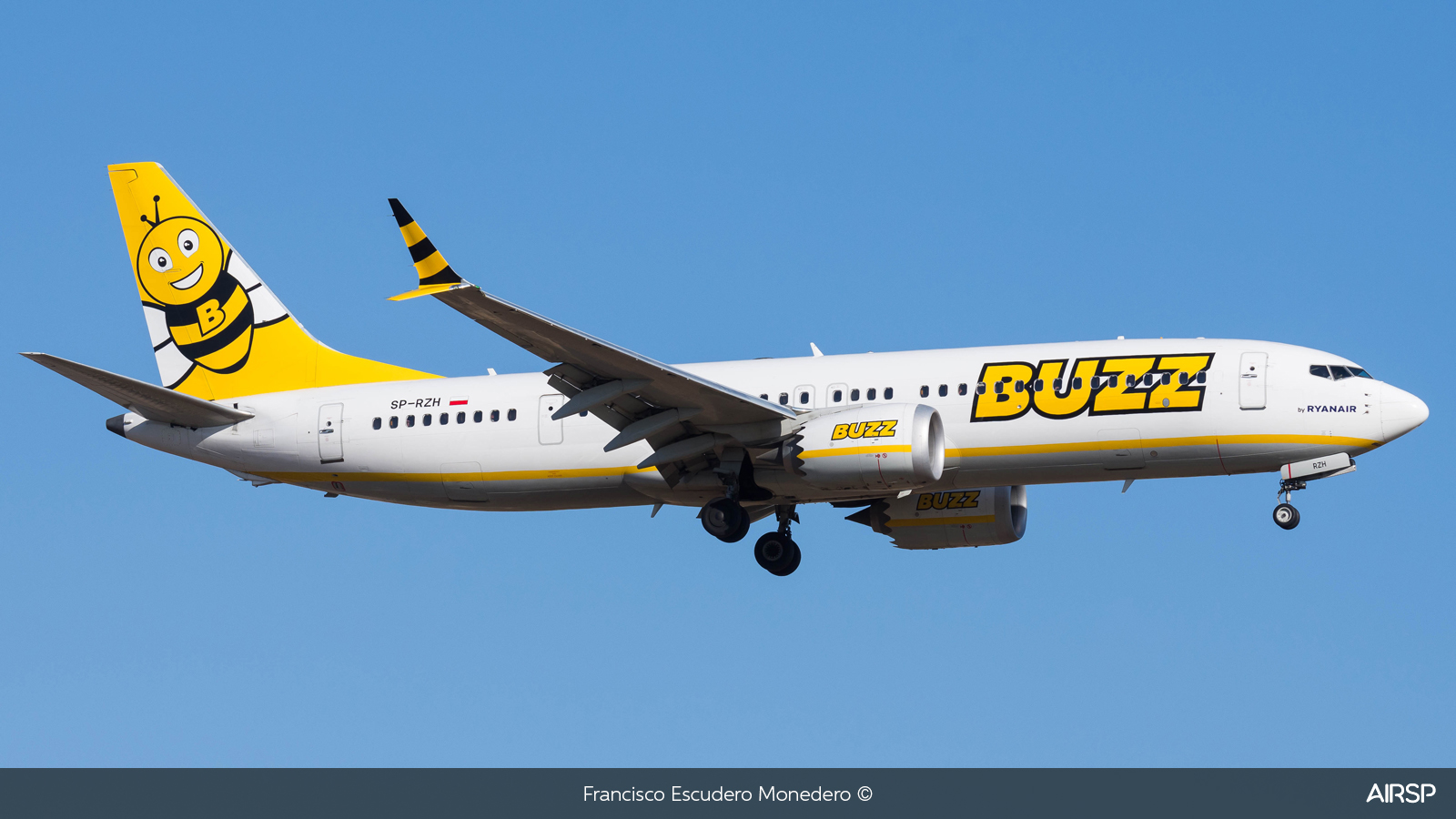 Buzz  Boeing 737 Max 8  SP-RZH