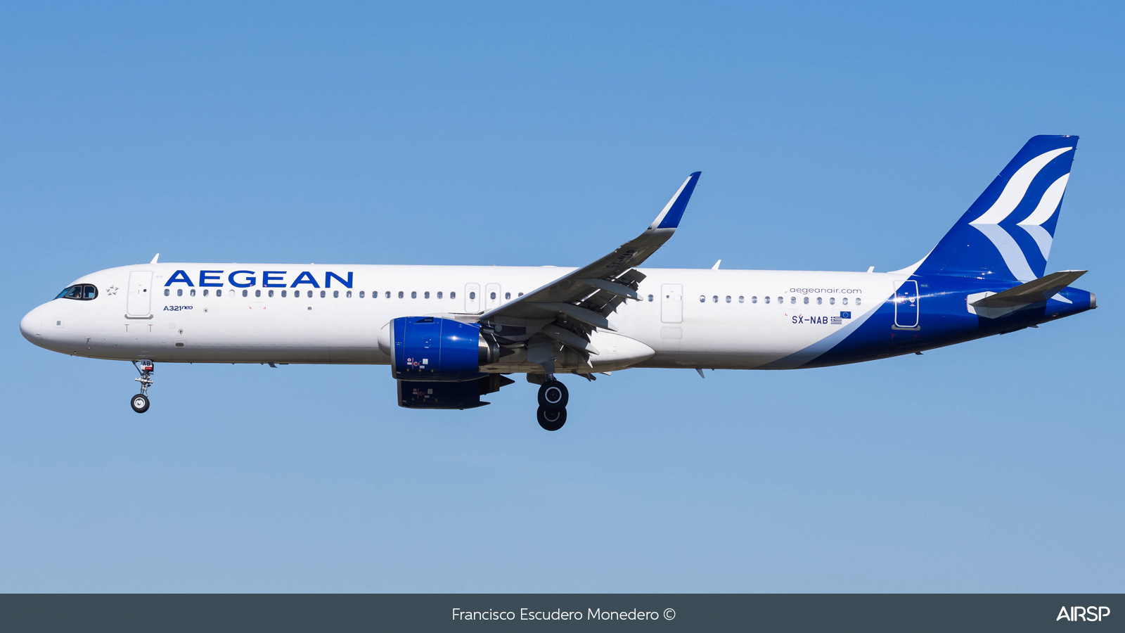 Aegean Airlines  Airbus A321neo  SX-NAB