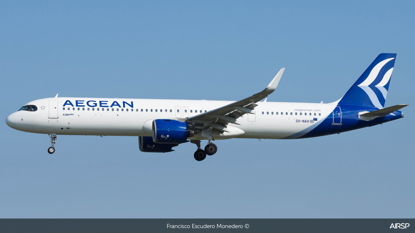 Aegean Airlines  Airbus A321neo  SX-NAH