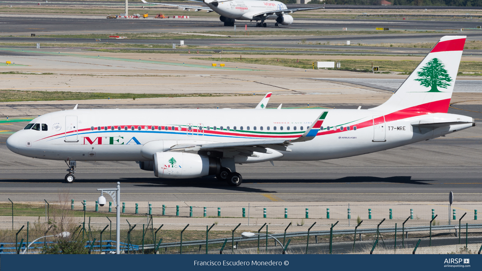 MEA Middle East Airlines  Airbus A320  T7-MRE