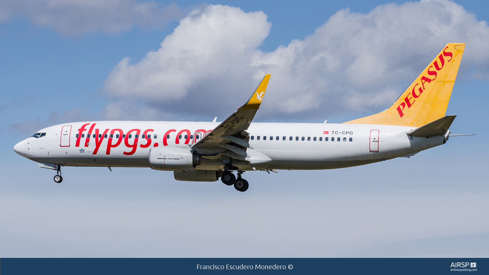 Pegasus Airlines  Boeing 737-800  TC-CPG