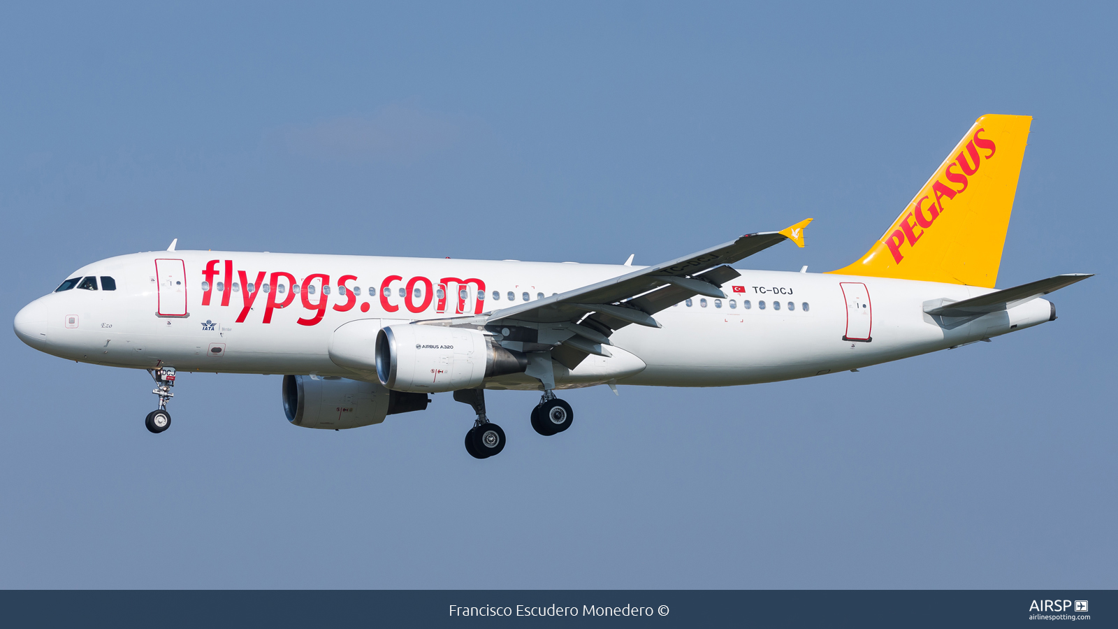 Pegasus Airlines  Airbus A320  TC-DCJ