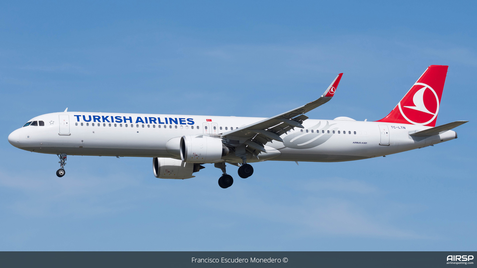 Turkish Airlines  Airbus A321neo  TC-LTN