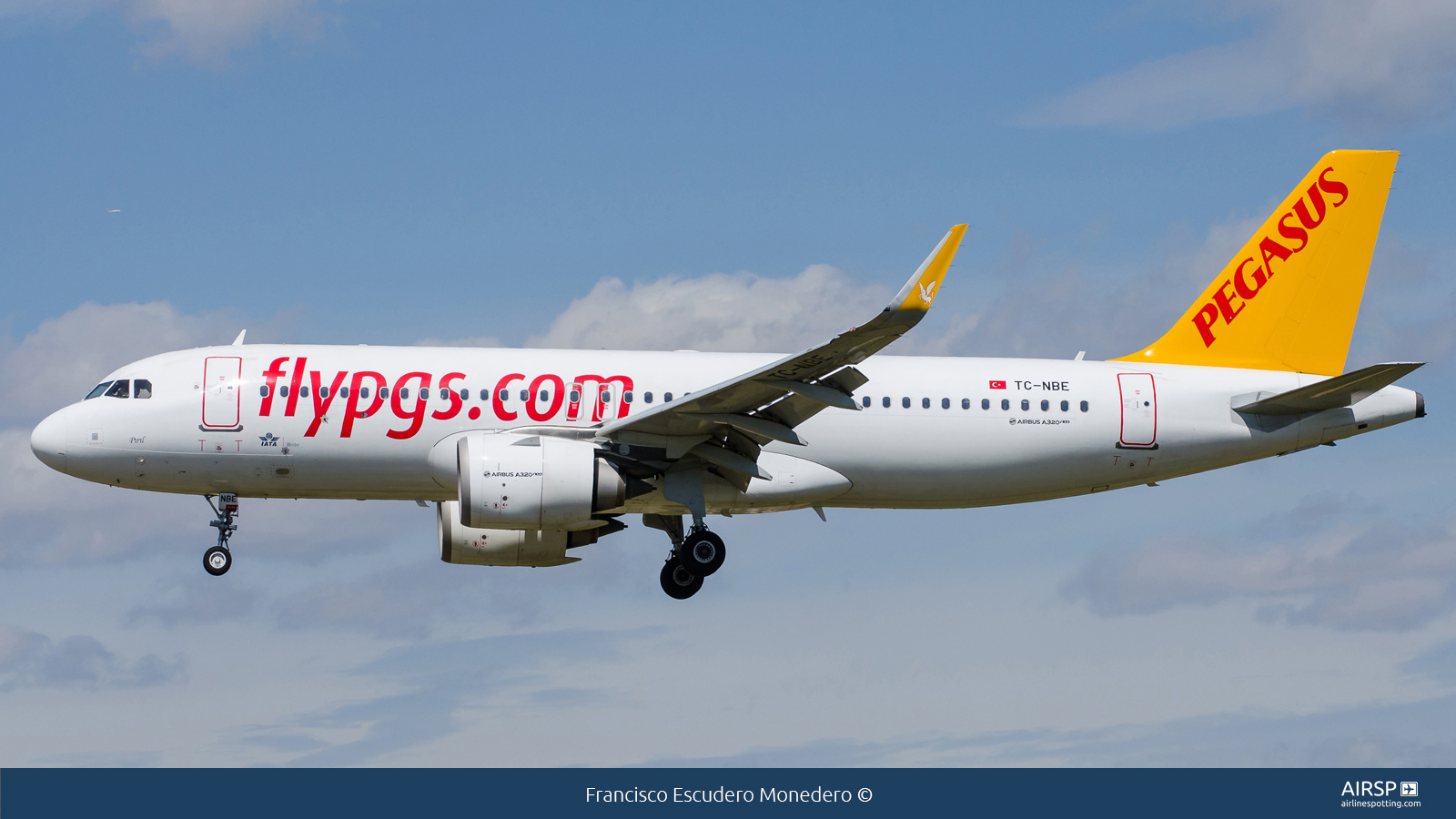 Pegasus Airlines  Airbus A320neo  TC-NBE