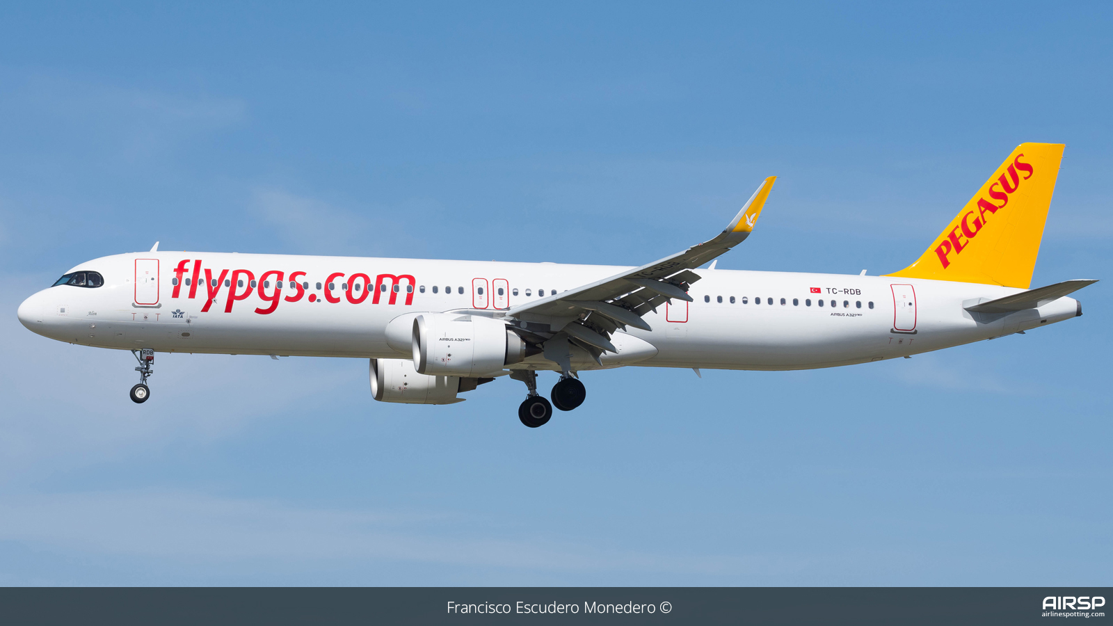 Pegasus Airlines  Airbus A321neo  TC-RDB