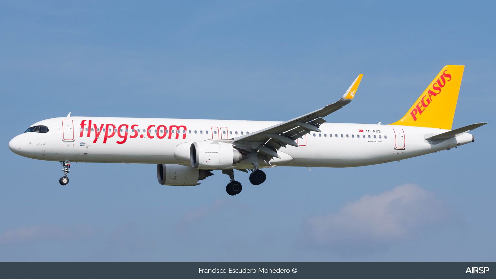 Pegasus Airlines  Airbus A321neo  TC-RDS