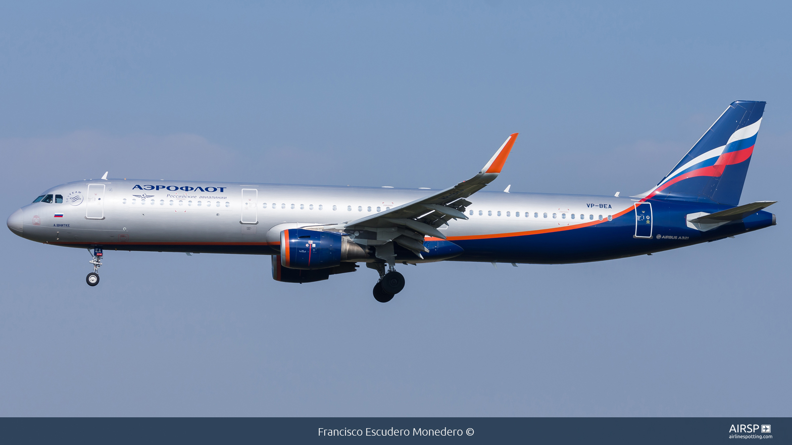 Aeroflot  Airbus A321  VP-BEA