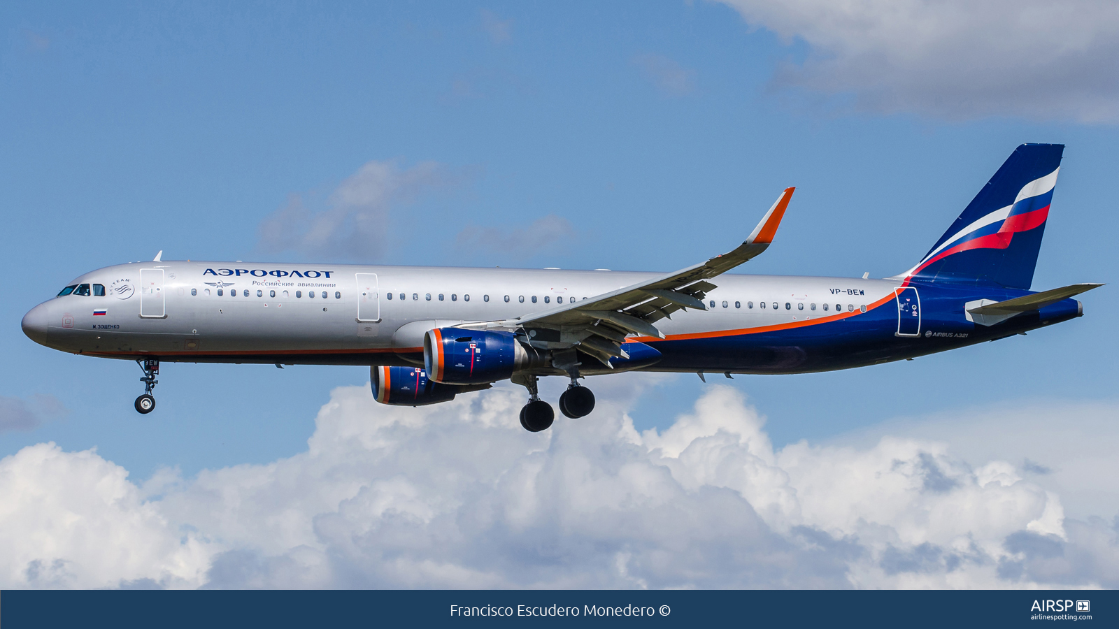 Aeroflot  Airbus A321  VP-BEW