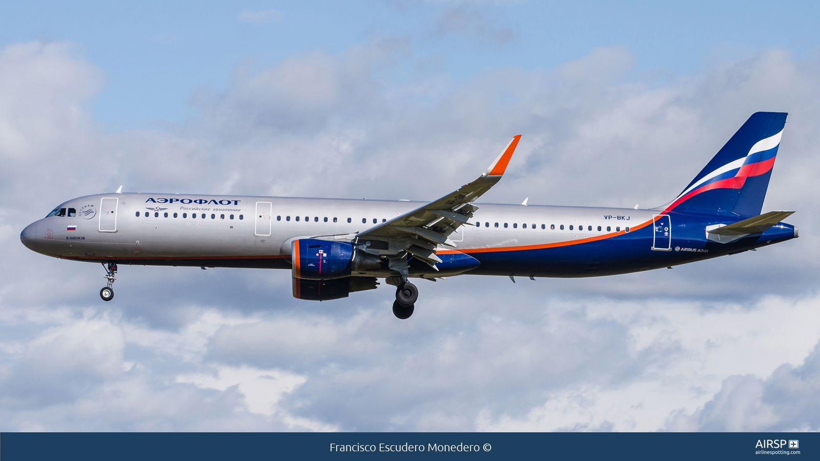 Aeroflot  Airbus A321  VP-BKJ
