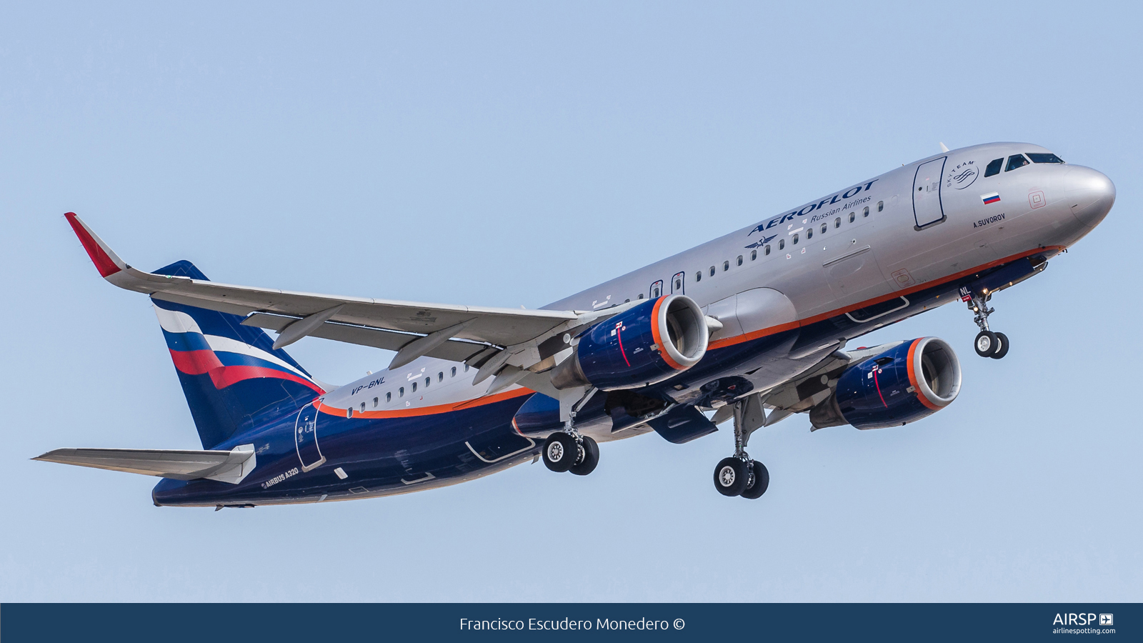 Aeroflot  Airbus A320  VP-BNL