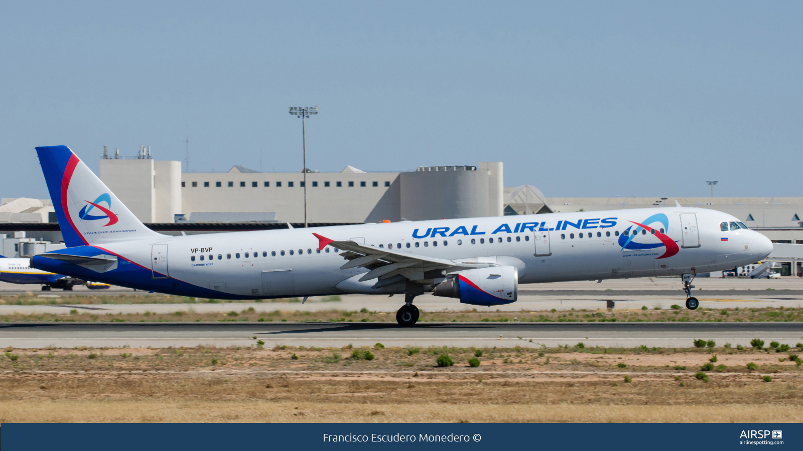 Ural Airlines  Airbus A321  VP-BVP