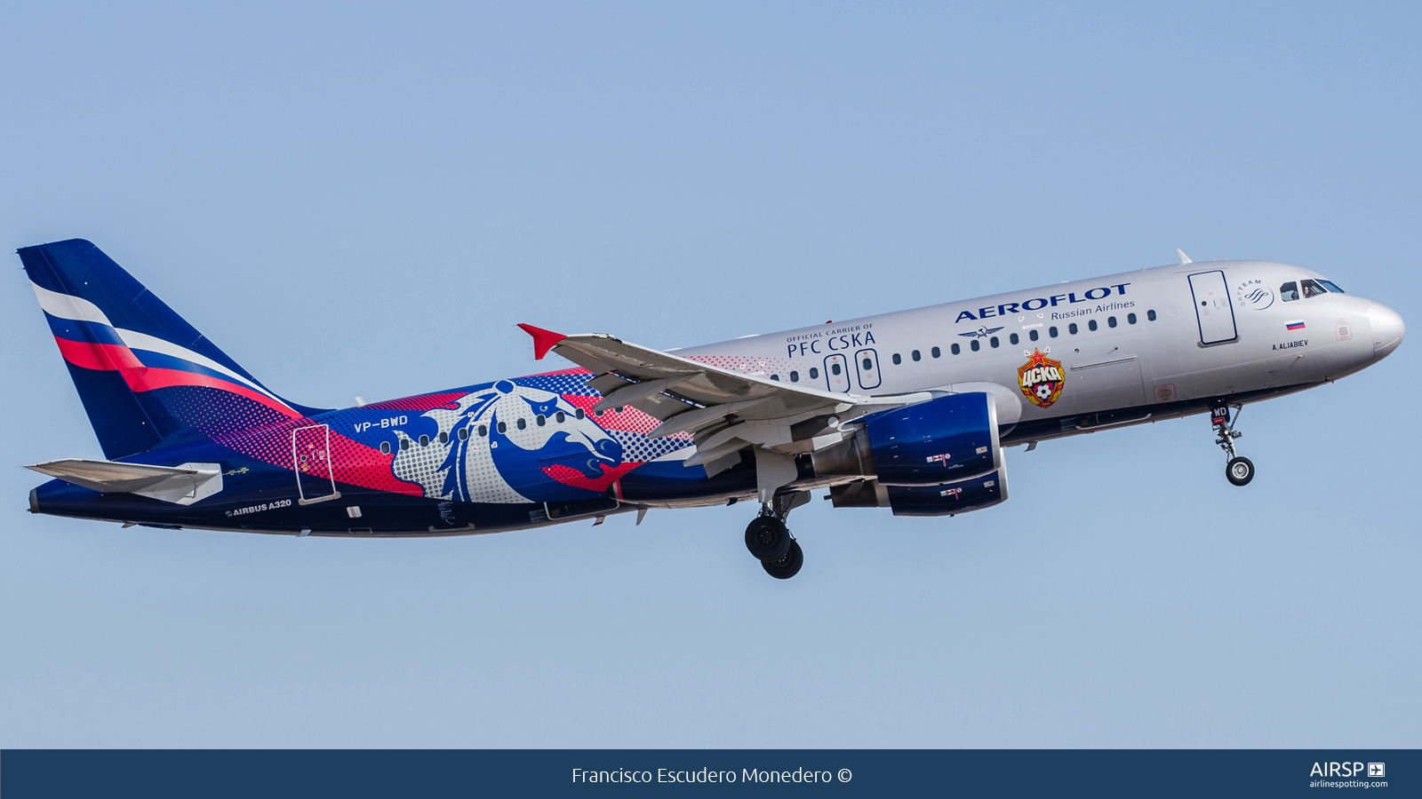 Aeroflot  Airbus A320  VP-BWD