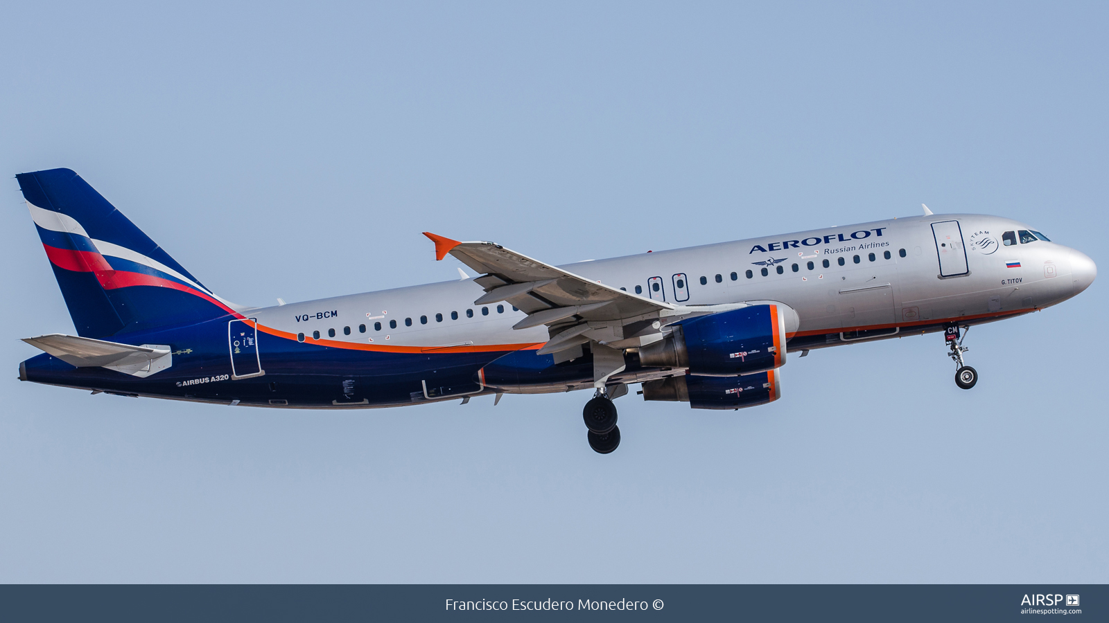 Aeroflot  Airbus A320  VQ-BCM