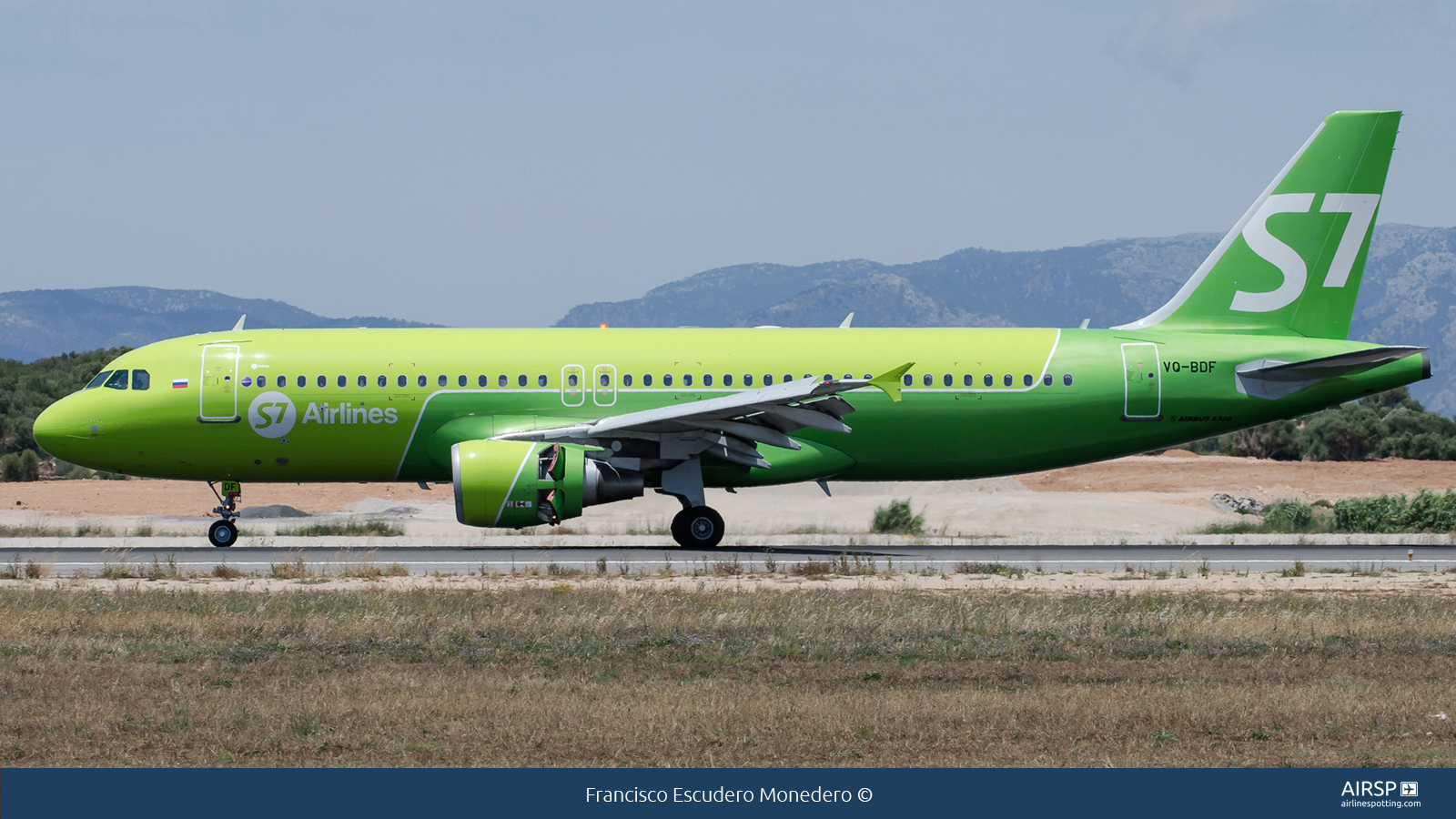 S7 Airlines  Airbus A320  VQ-BDF