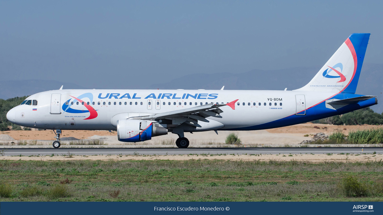 Ural Airlines  Airbus A320  VQ-BDM