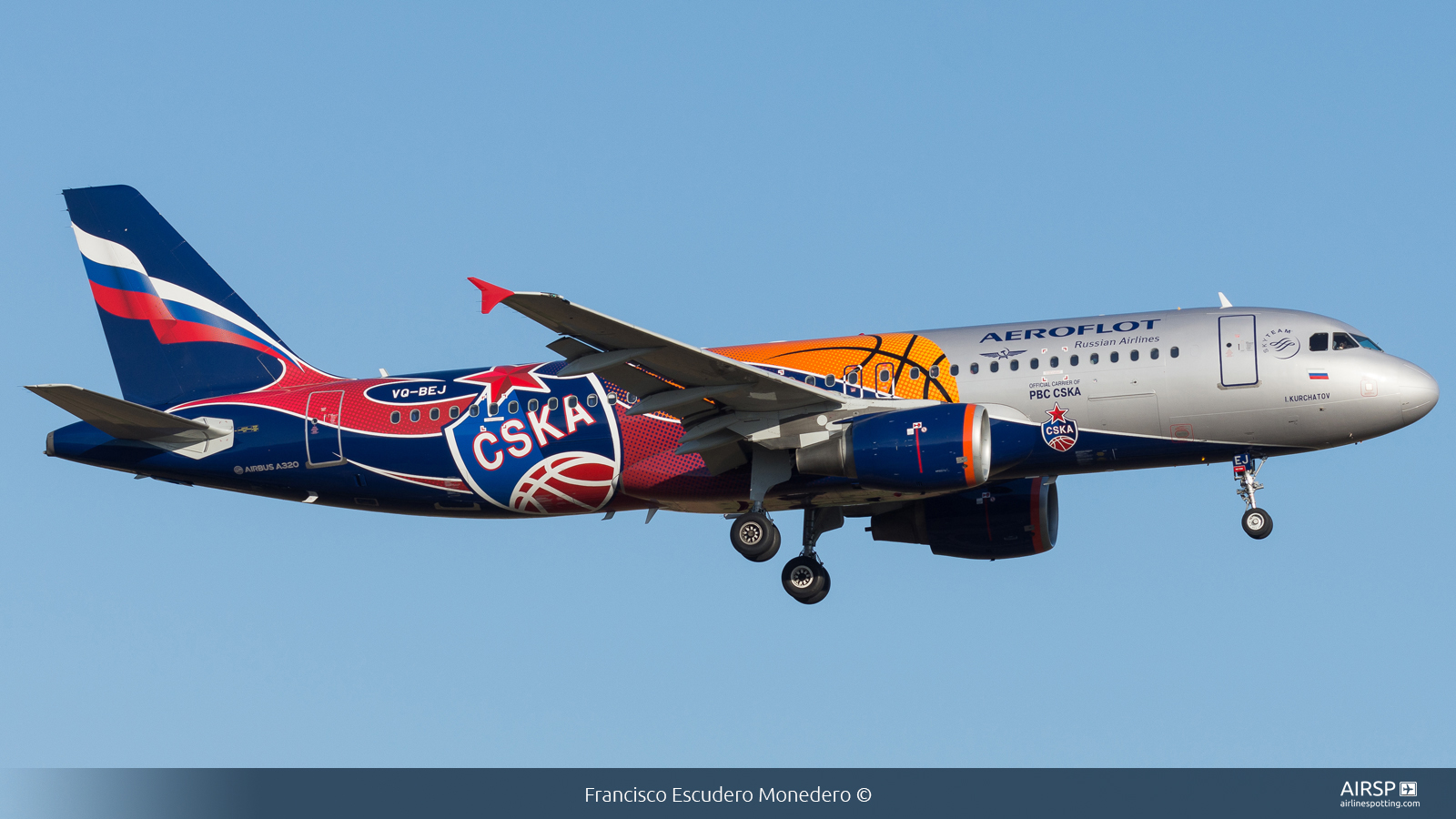 Aeroflot  Airbus A320  VQ-BEJ